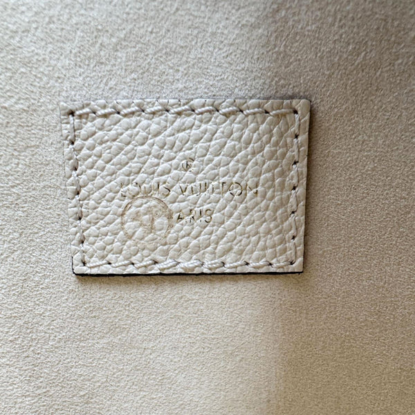 LOUIS VUITTON Loop Giant Monogram Empreinte Hobo Shoulder Bag Cream