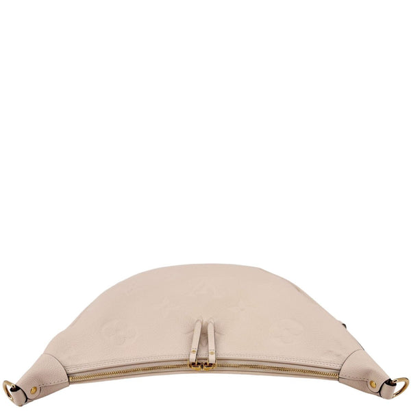 LOUIS VUITTON Loop Giant Monogram Empreinte Hobo Shoulder Bag Cream