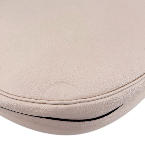 LOUIS VUITTON Loop Giant Monogram Empreinte Hobo Shoulder Bag Cream