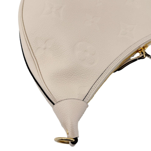 LOUIS VUITTON Loop Giant Monogram Empreinte Hobo Shoulder Bag Cream