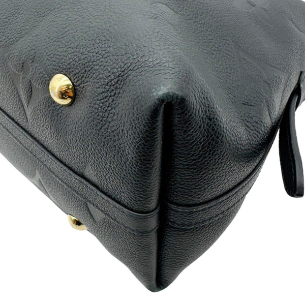 LOUIS VUITTON Carryall MM Monogram Empreinte Leather Shoulder Bag Black