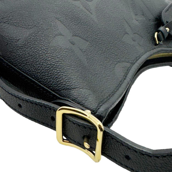 LOUIS VUITTON Carryall MM Monogram Empreinte Leather Shoulder Bag Black