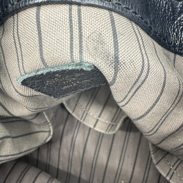 LOUIS VUITTON Artsy MM Empreinte Leather Hobo Bag Black