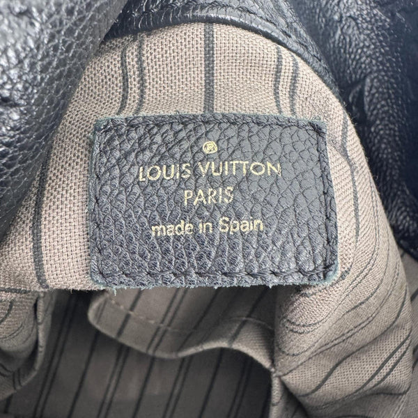 LOUIS VUITTON Artsy MM Empreinte Leather Hobo Bag Black