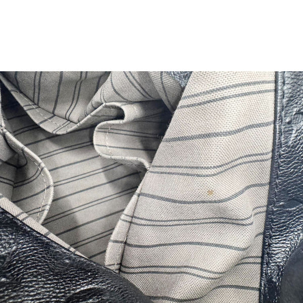 LOUIS VUITTON Artsy MM Empreinte Leather Hobo Bag Black