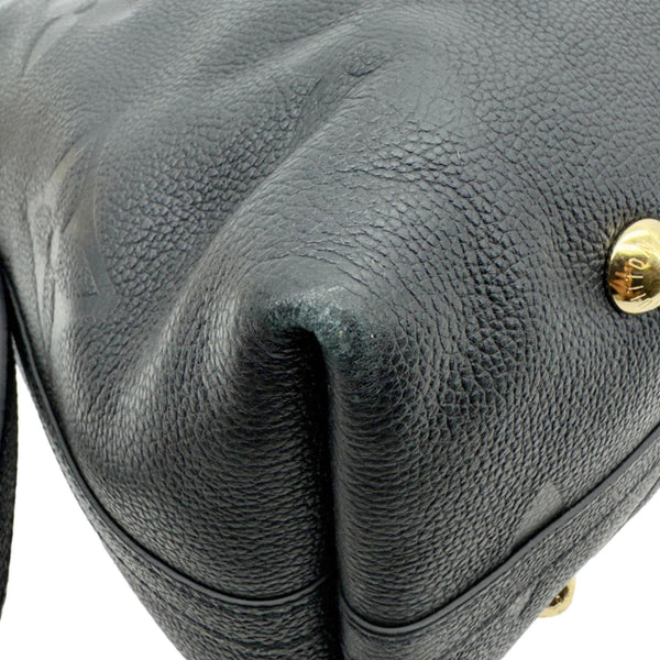 LOUIS VUITTON Carryall MM Monogram Empreinte Leather Shoulder Bag Black