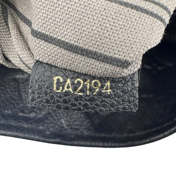 LOUIS VUITTON Artsy MM Empreinte Leather Hobo Bag Black