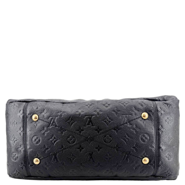 LOUIS VUITTON Artsy MM Empreinte Leather Hobo Bag Black