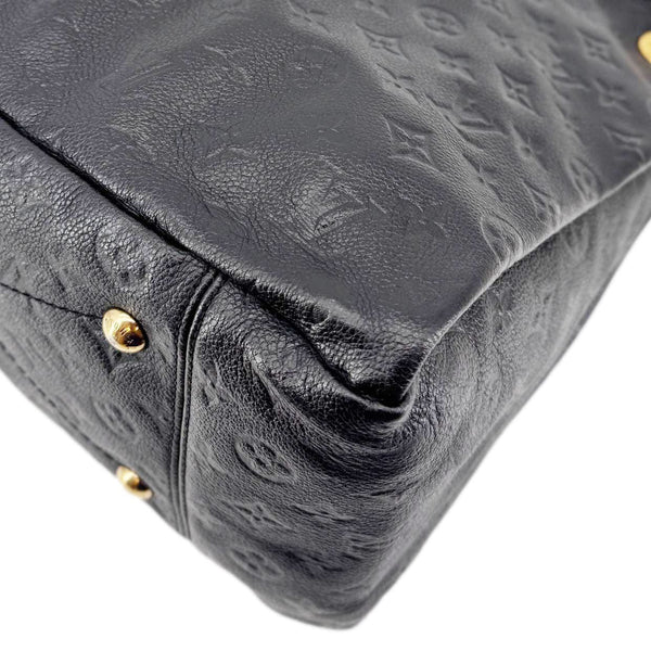 LOUIS VUITTON Artsy MM Empreinte Leather Hobo Bag Black