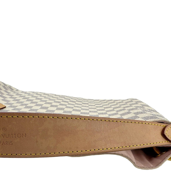 LOUIS VUITTON Graceful MM Damier Azur Hobo Shoulder Bag White