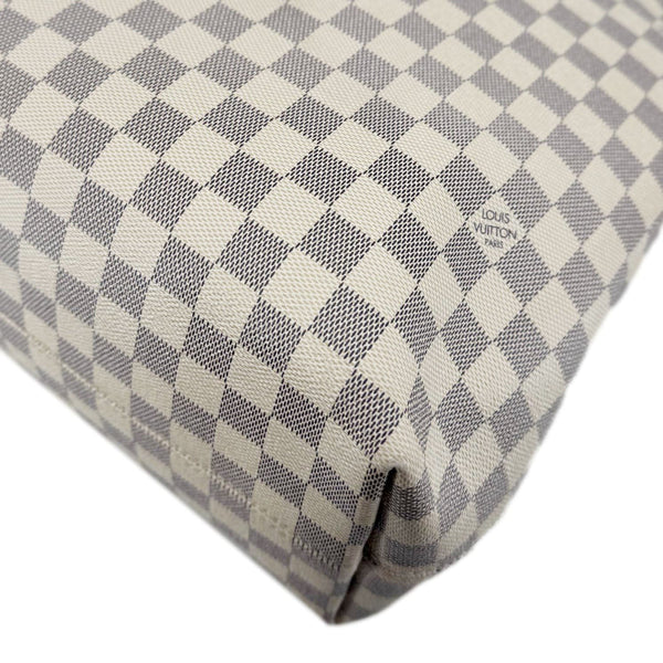 LOUIS VUITTON Graceful MM Damier Azur Hobo Shoulder Bag White