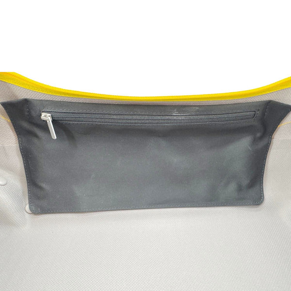 LOUIS VUITTON Horizon Soft 55 Monogram knit Duffle Bag Yellow