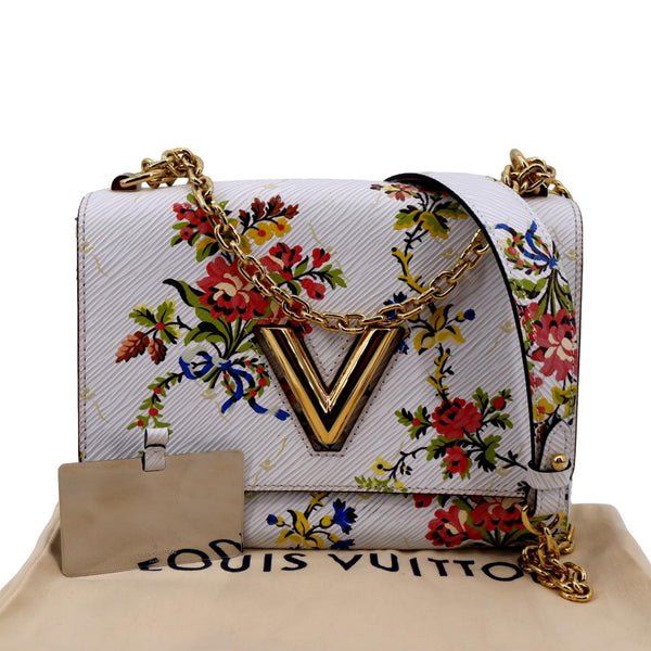LOUIS VUITTON Twist Floral Print Epi Leather Crossbody Bag Multicolor