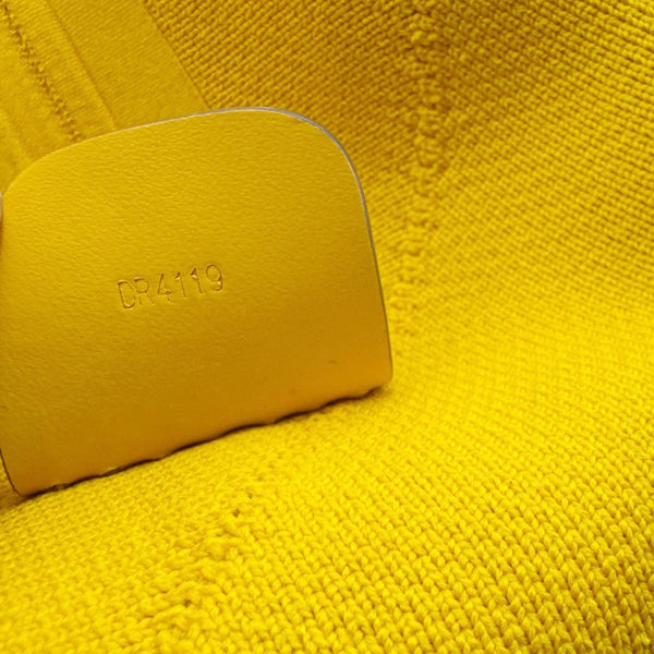 LOUIS VUITTON Horizon Soft 55 Monogram knit Duffle Bag Yellow