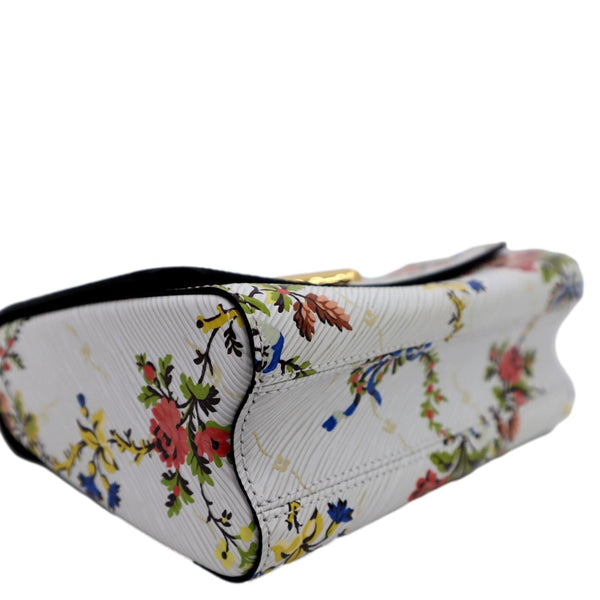 LOUIS VUITTON Twist Floral Print Epi Leather Crossbody Bag Multicolor