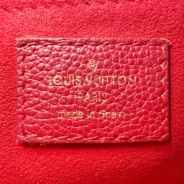 LOUIS VUITTON Saint Placide Monogram Canvas Crossbody Bag Cerise