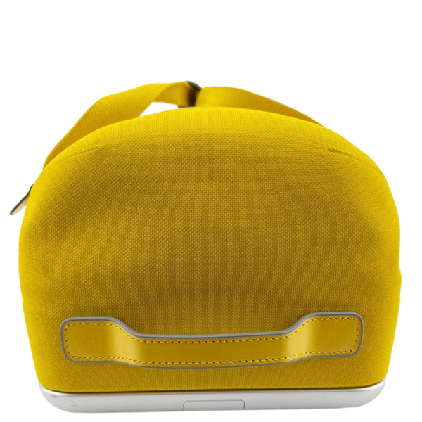 LOUIS VUITTON Horizon Soft 55 Monogram knit Duffle Bag Yellow