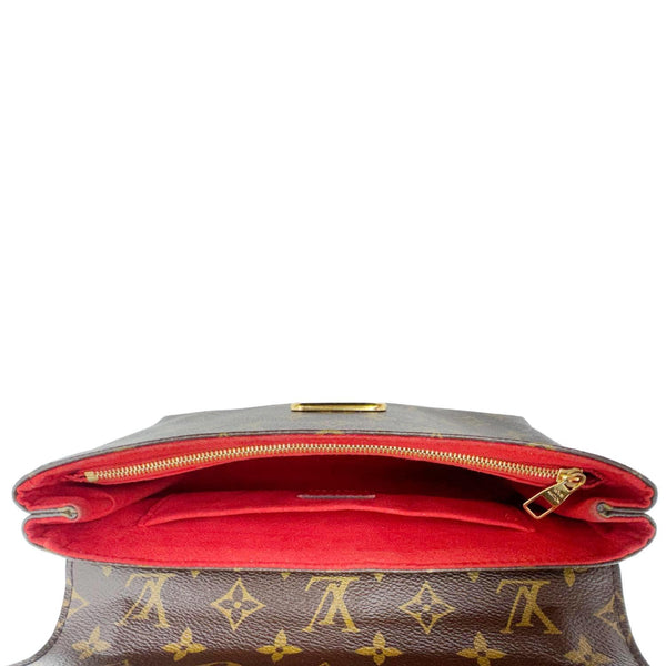 LOUIS VUITTON Saint Placide Monogram Canvas Crossbody Bag Cerise