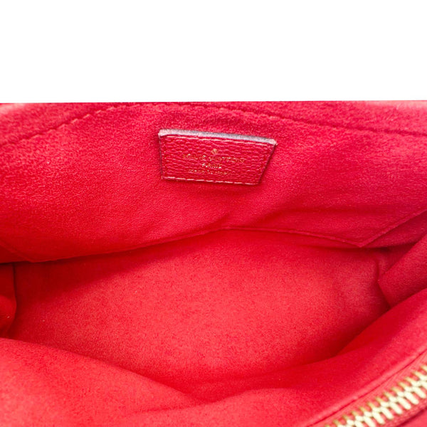 LOUIS VUITTON Saint Placide Monogram Canvas Crossbody Bag Cerise