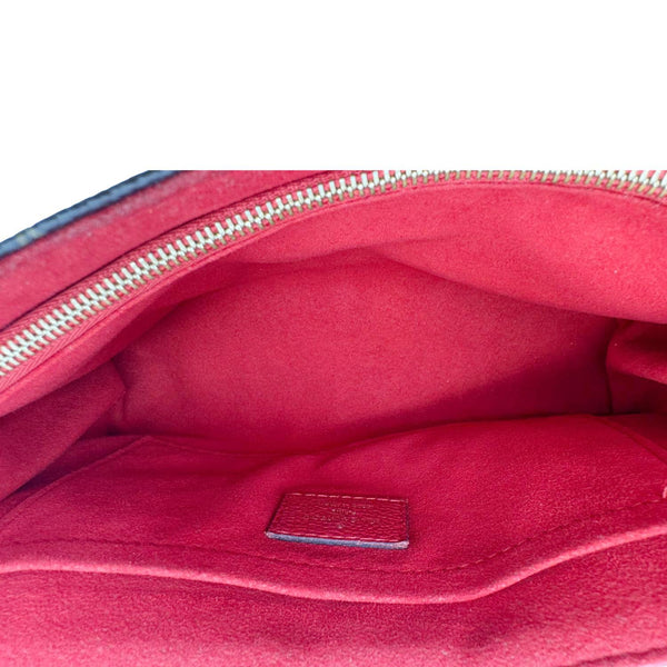 LOUIS VUITTON Saint Placide Monogram Canvas Crossbody Bag Cerise