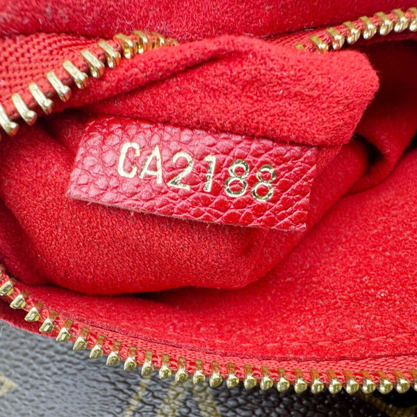 LOUIS VUITTON Saint Placide Monogram Canvas Crossbody Bag Cerise