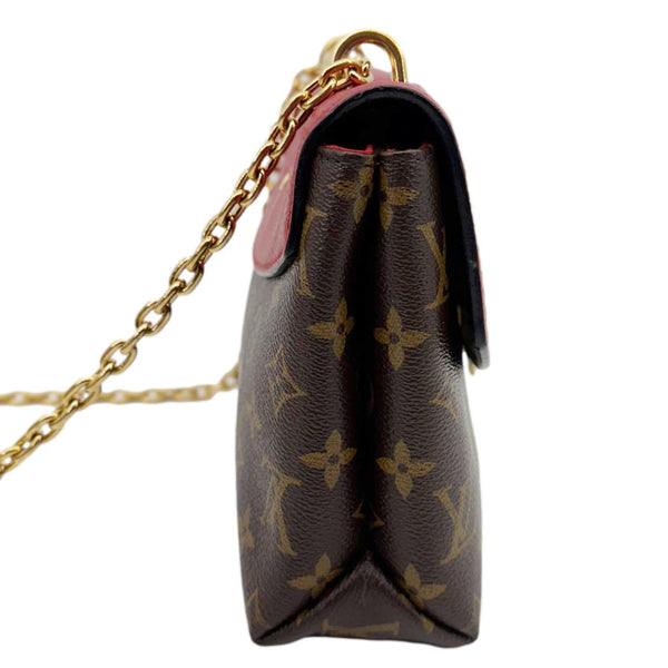 LOUIS VUITTON Saint Placide Monogram Canvas Crossbody Bag Cerise