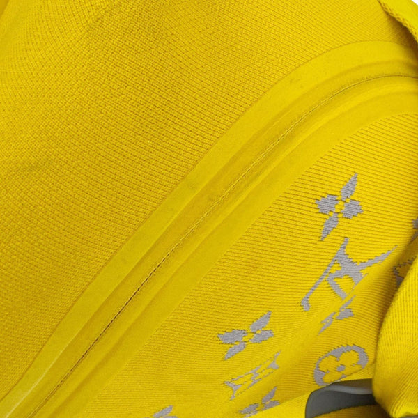 LOUIS VUITTON Horizon Soft 55 Monogram knit Duffle Bag Yellow