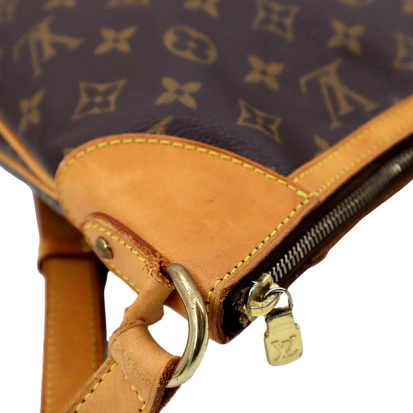 LOUIS VUITTON Odeon MM Monogram Canvas Crossbody Bag Brown