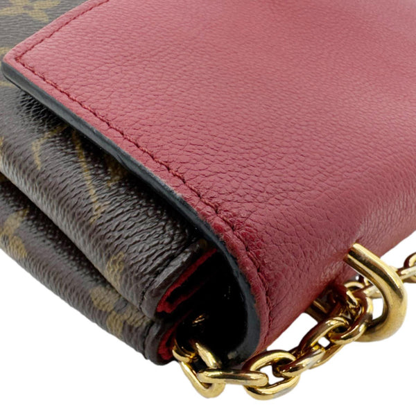 LOUIS VUITTON Saint Placide Monogram Canvas Crossbody Bag Cerise