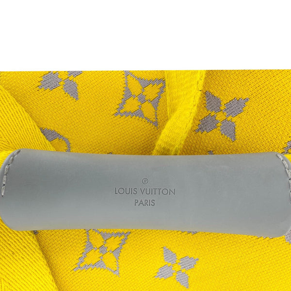LOUIS VUITTON Horizon Soft 55 Monogram knit Duffle Bag Yellow