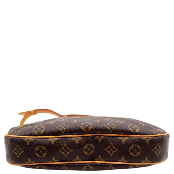 LOUIS VUITTON Odeon MM Monogram Canvas Crossbody Bag Brown