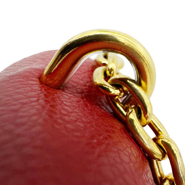 LOUIS VUITTON Saint Placide Monogram Canvas Crossbody Bag Cerise