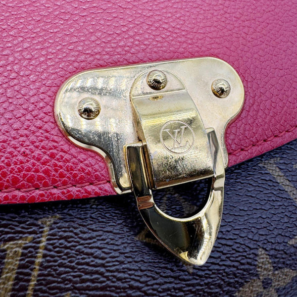 LOUIS VUITTON Saint Placide Monogram Canvas Crossbody Bag Cerise