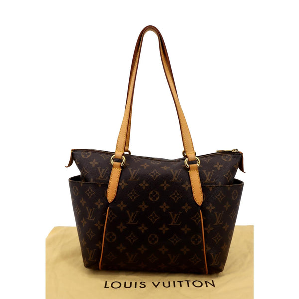 LOUIS VUITTON Totally PM Monogram Canvas Shoulder Tote Bag Brown