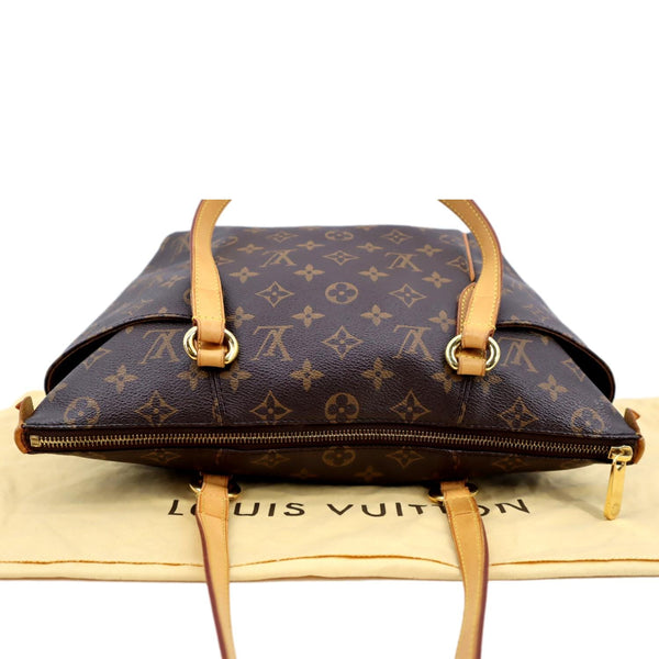 LOUIS VUITTON Totally PM Monogram Canvas Shoulder Tote Bag Brown