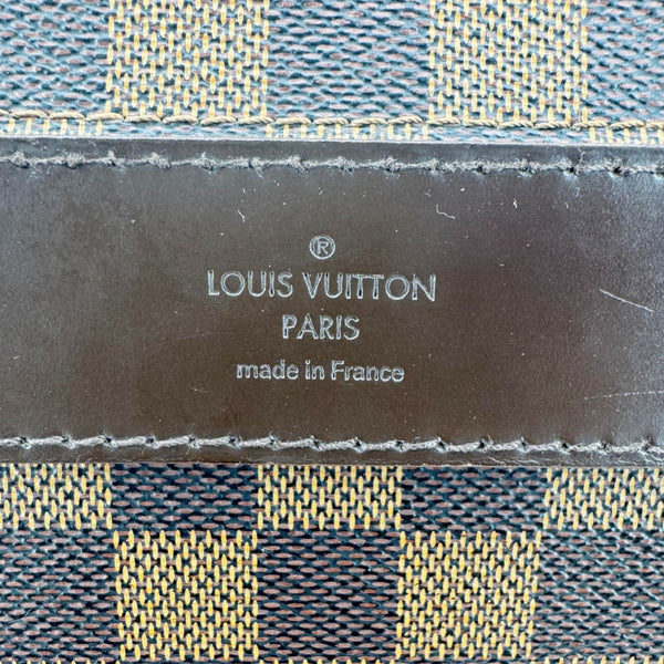 LOUIS VUITTON Shelton MM Damier Ebene Messenger Bag Brown