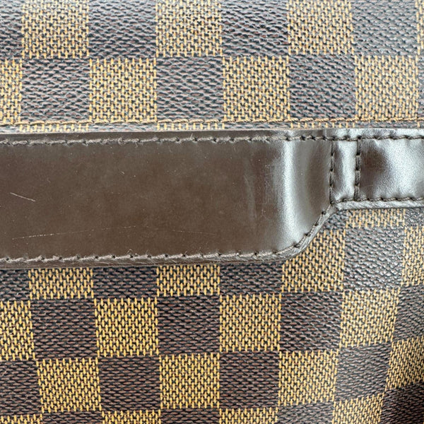 LOUIS VUITTON Shelton MM Damier Ebene Messenger Bag Brown