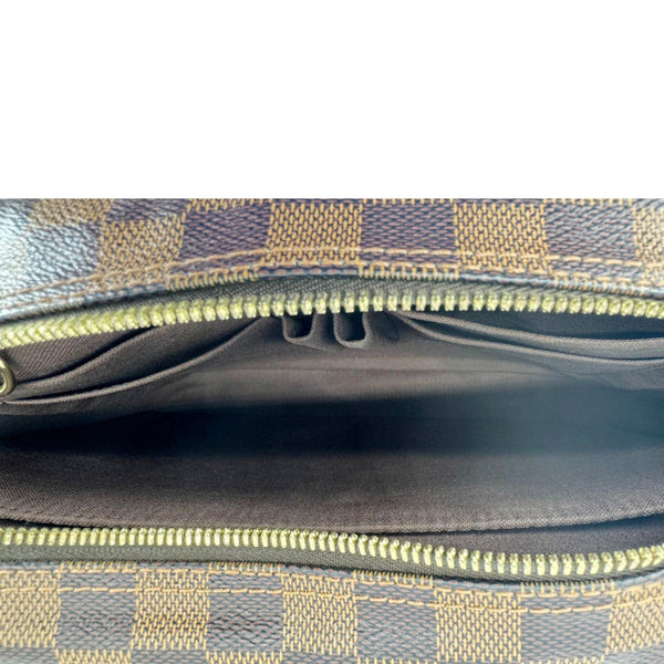 LOUIS VUITTON Shelton MM Damier Ebene Messenger Bag Brown