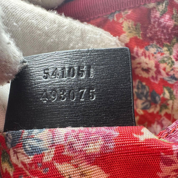 GUCCI Trapuntata Small Web Calfskin Leather Camera Shoulder Bag Black 541051