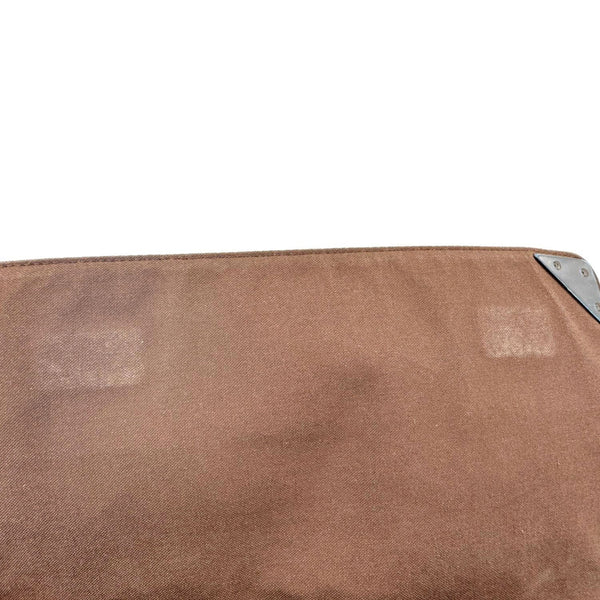 LOUIS VUITTON Shelton MM Damier Ebene Messenger Bag Brown