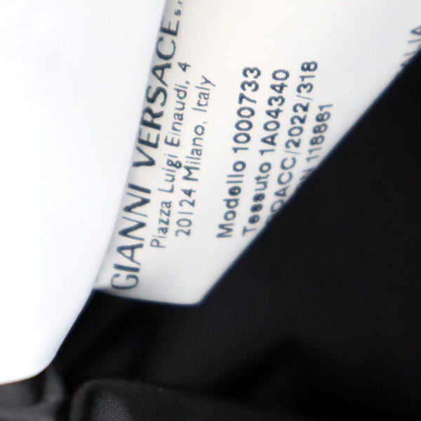 VERSACE Baroque Print Nylon Medusa Backpack Bag Black