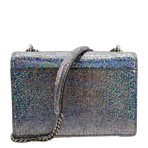 YVES SAINT LAURENT Sunset Crackled Metallic Leather Bag