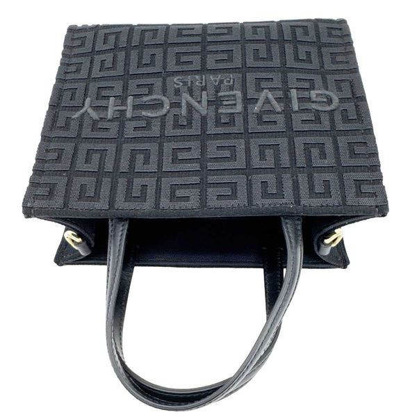 GIVENCHY Mini 4G Canvas Tote shopping Bag Black