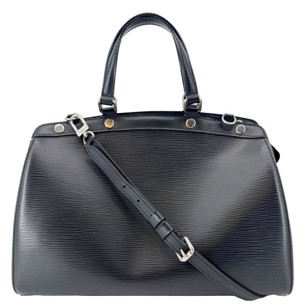 LOUIS VUITTON Brea MM Electric Epi Leather Shoulder Bag Black
