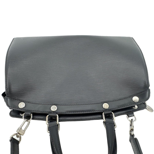LOUIS VUITTON Brea MM Electric Epi Leather Shoulder Bag Black