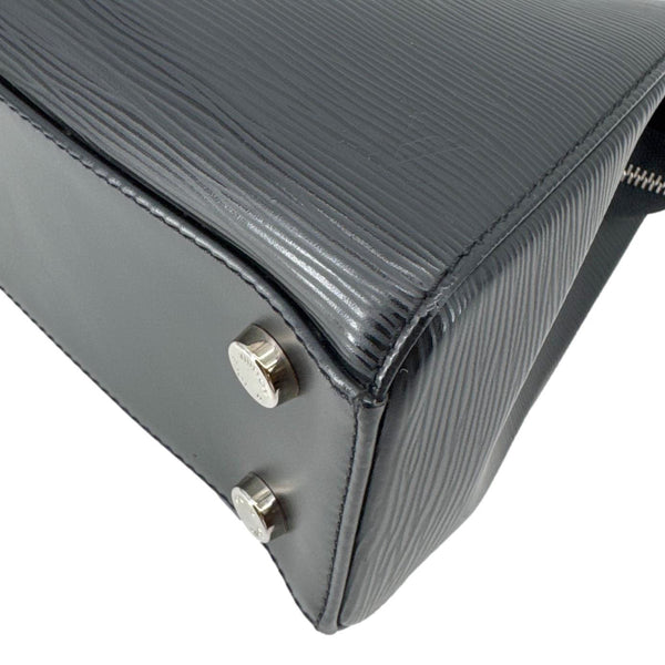 LOUIS VUITTON Brea MM Electric Epi Leather Shoulder Bag Black