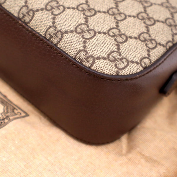 GUCCI Neo Vintage GG Supreme Canvas Messenger Bag Beige 476466