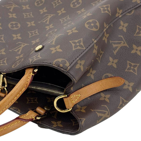 LOUIS VUITTON Montaigne BB Monogram Canvas Shoulder Bag Brown