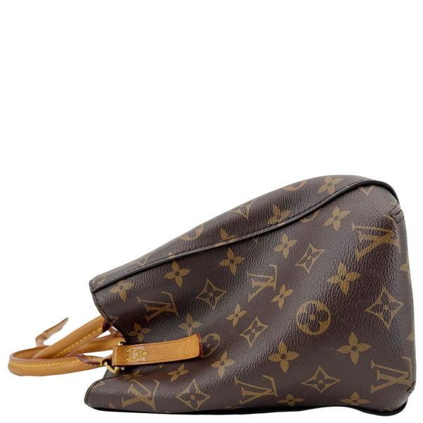 LOUIS VUITTON Montaigne BB Monogram Canvas Shoulder Bag Brown