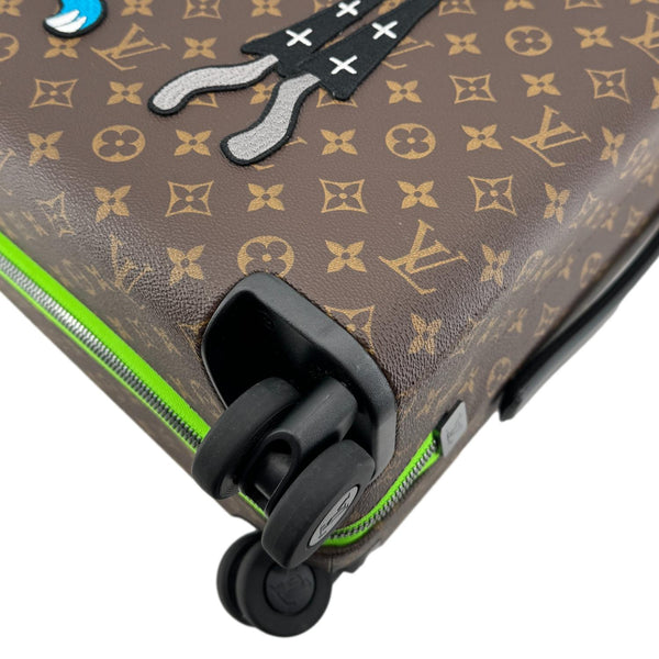 LOUIS VUITTON Monogram Horizon 55 Friends Monogram Canvas Travel Bag Brown